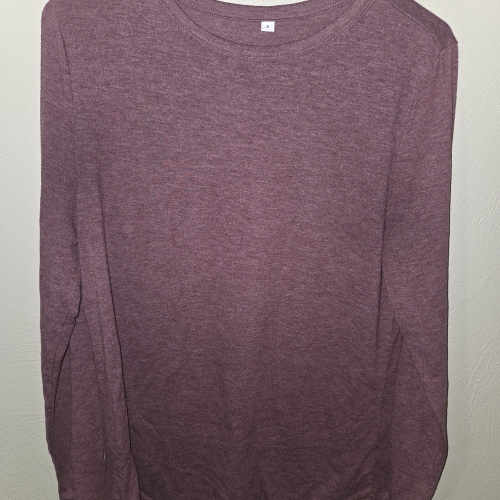 Burgundy Long Sleeve Shirt